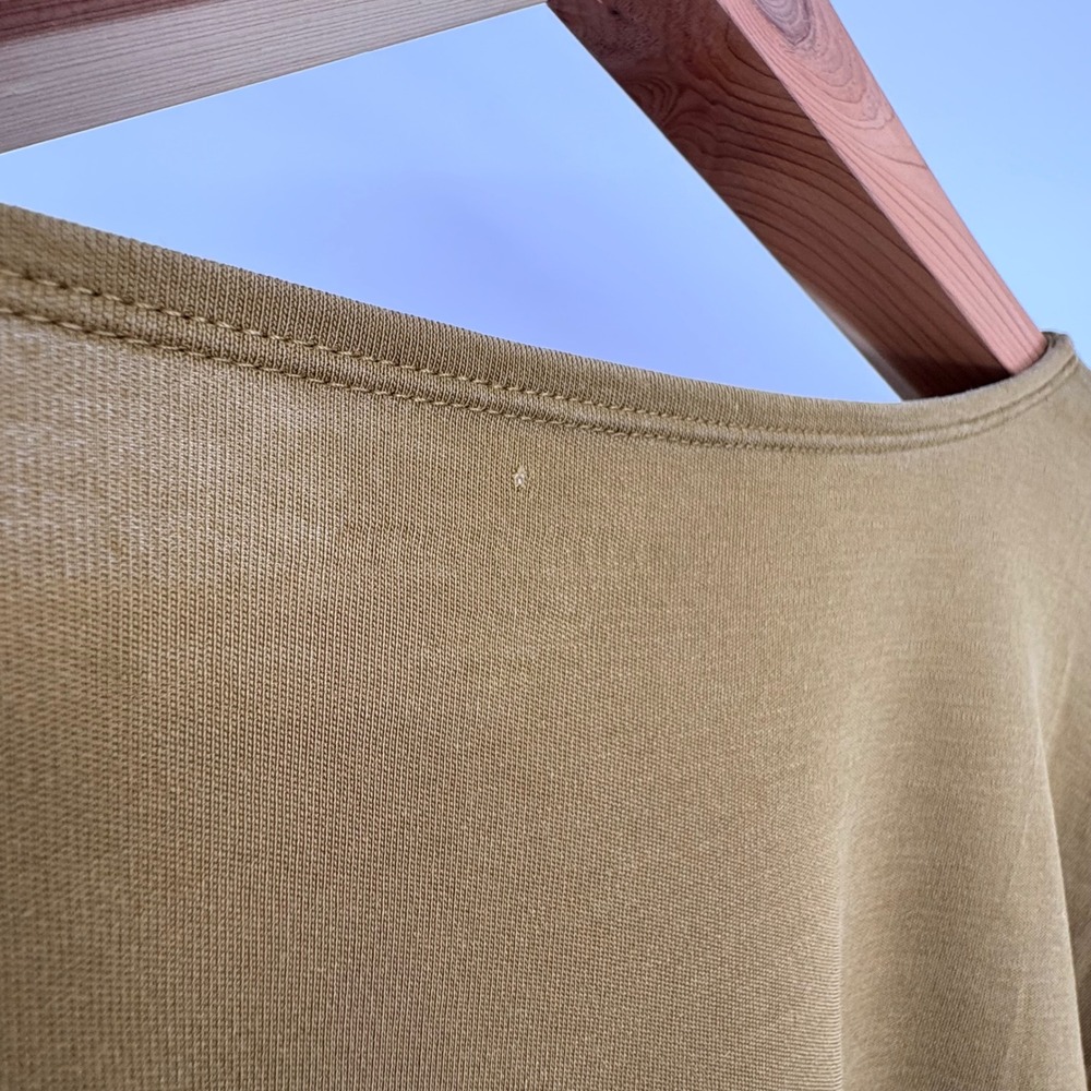 EILEEN FISHER Women's Tunic Long Sleeve Boat Neck‎ Top Tencel LG Minimalist - Picture 6 of 11